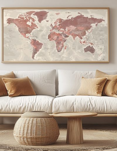 Grande Carte Monde - Alhambra