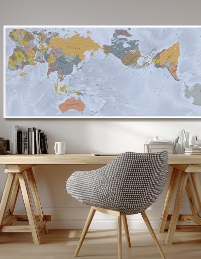 Map AuthaGraph - Angkor