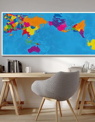 Mappemonde AuthaGraph - Manarola