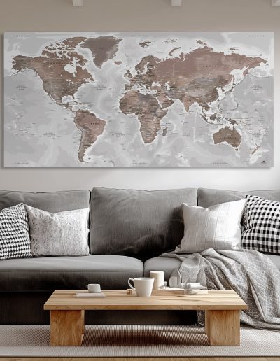 Mappemonde Poster - Göreme