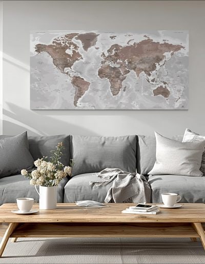 Mappemonde Poster - Göreme